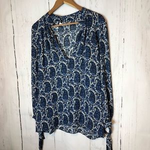 Derek Lam 10 Crosby Intermix  Silk Blouse
